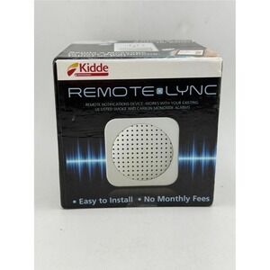 Kidde Remote Lync Home Notification Smoke Fire Carbon‎ Monoxide Monitor IPhone